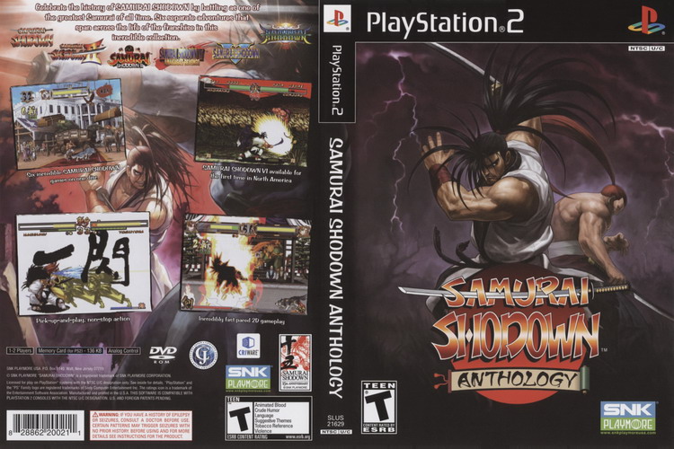 SAMURAI SHODOWN ANTHOLOGY [US : DVD5 1 Disc]