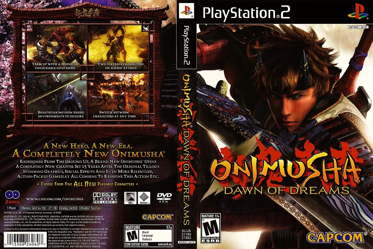 ONIMUSHA DAWN OF DREAMS [US : DVD5 2 Discs]