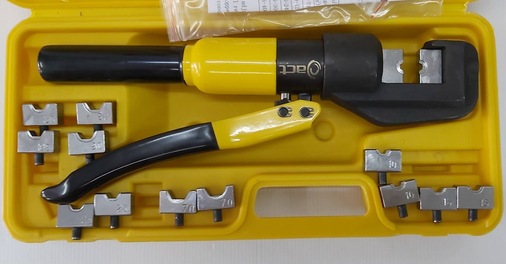 ACT คีมย้ำหางปลาไฮดรอลิค 4-70mm² ACT-70A