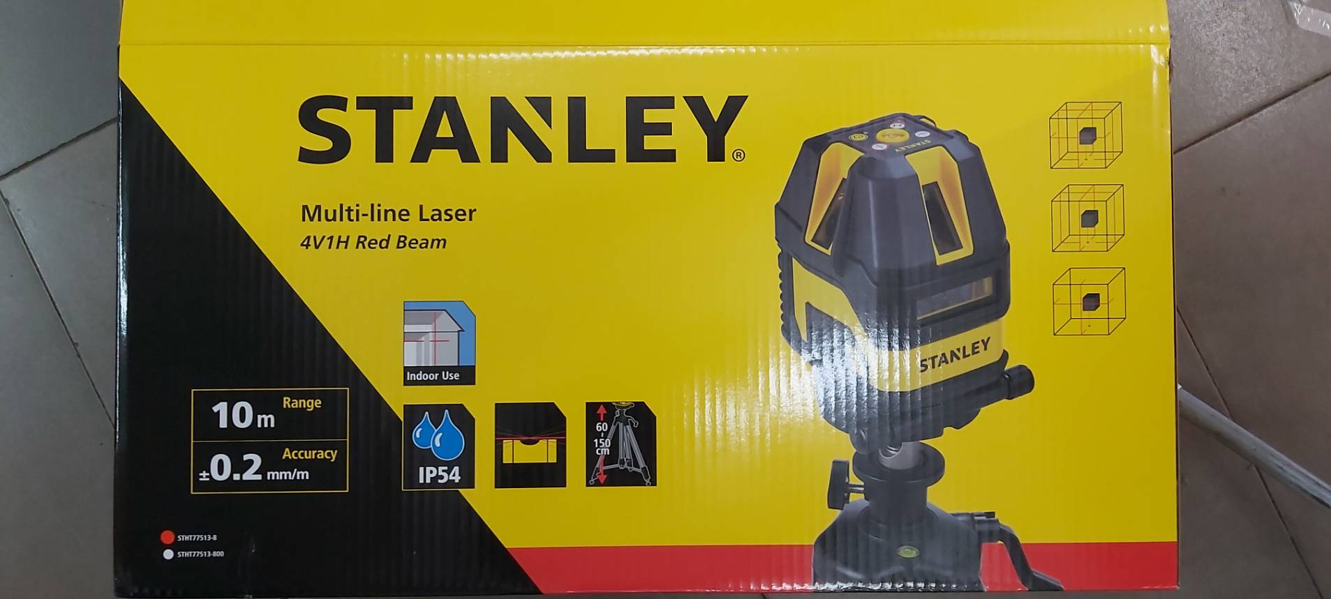 เลเซอร์ระดับ5เส้น แสงแดง STHT77513-8 STANLEY พร้อมขาตั้ง