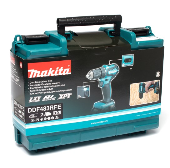 สว่านไขควงไร้สาย DDF483RFE MAKITA