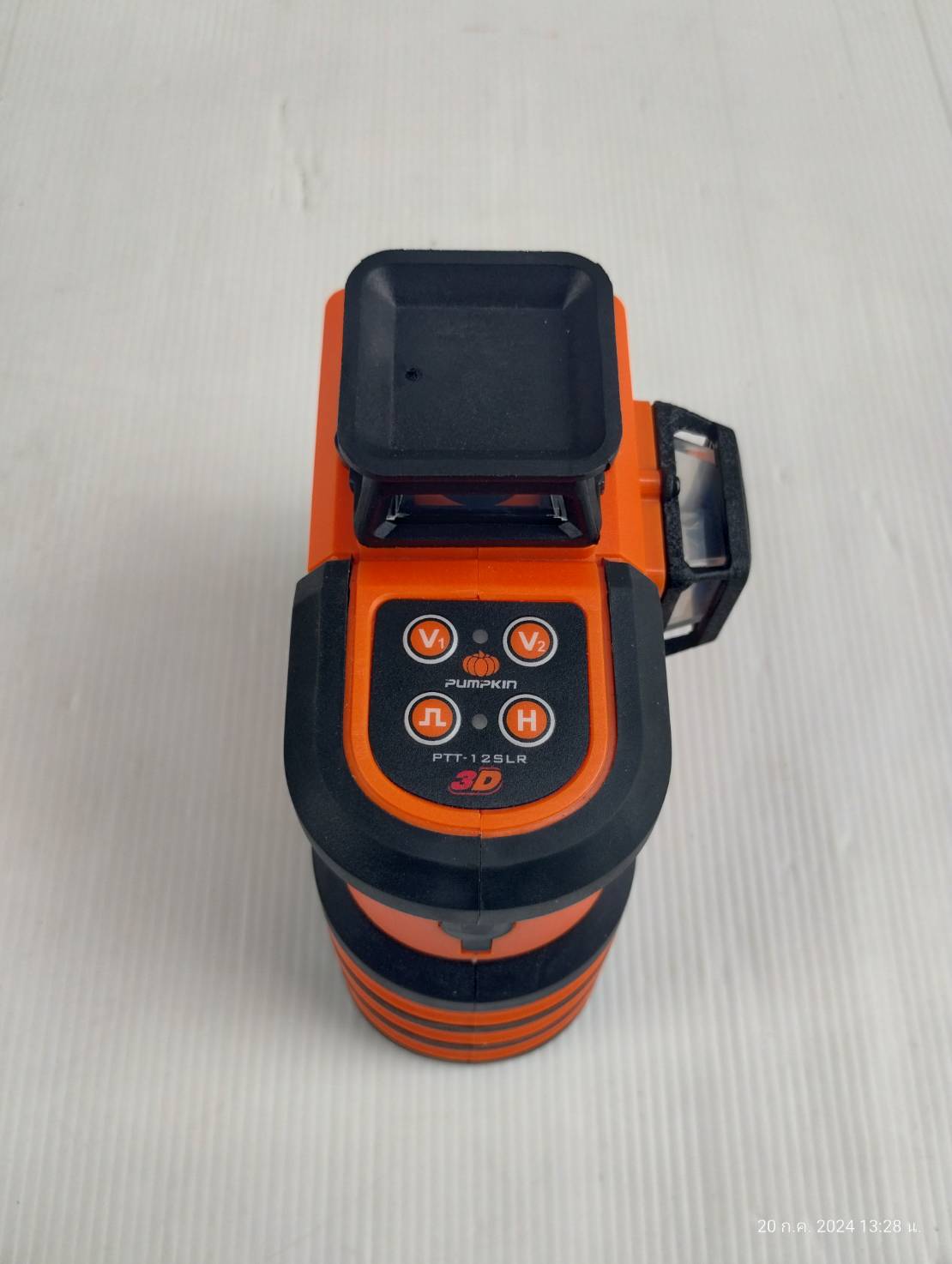 เลเซอร์ระดับ12เส้น แสงแดง PTT-12LSR PUMPKIN พร้อมขา #28261