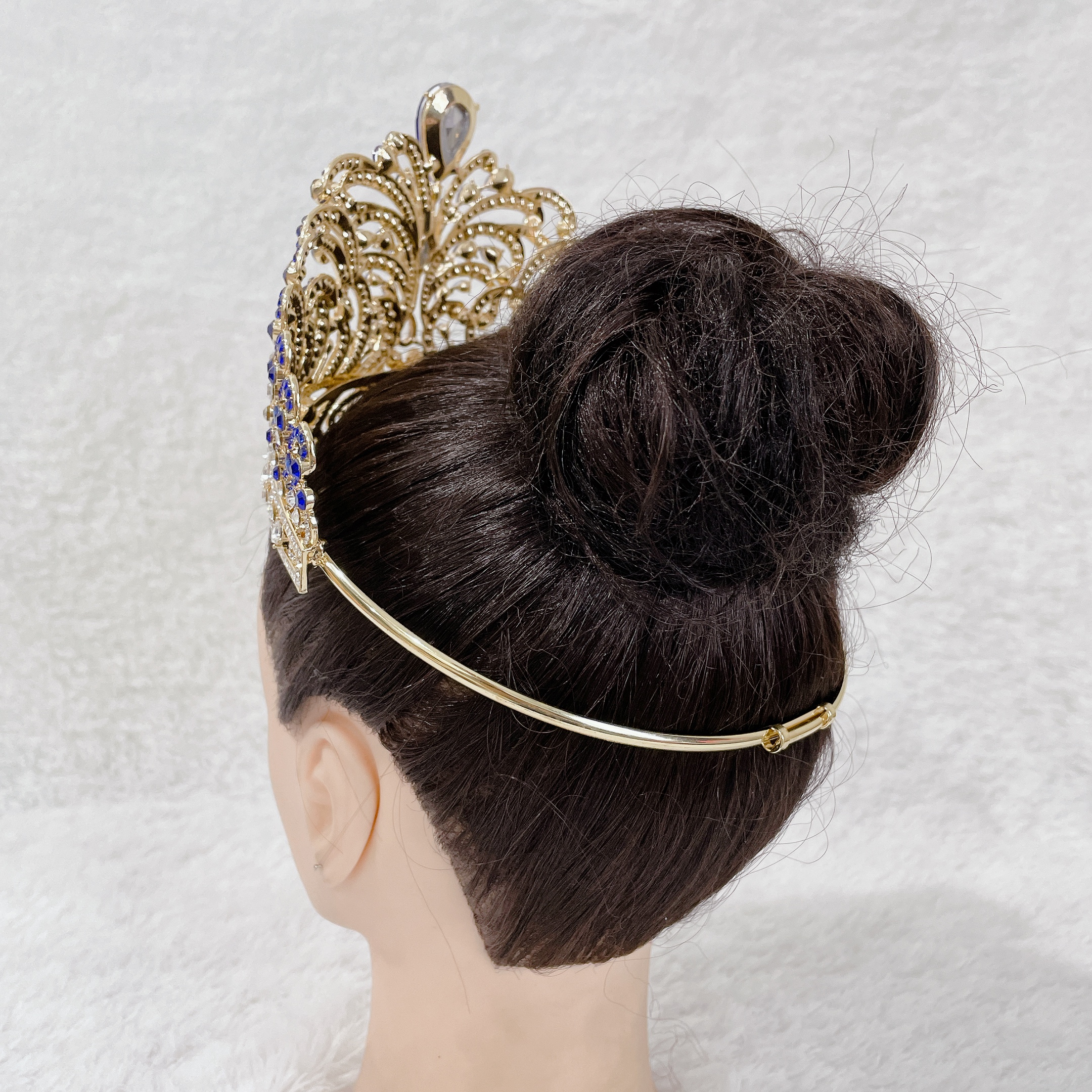 (พร้อมส่งจากไทย) มงกุฏ 112 มงกุฎมิสยูนิเวิร์ส 2022 สีน้ำเงินทอง