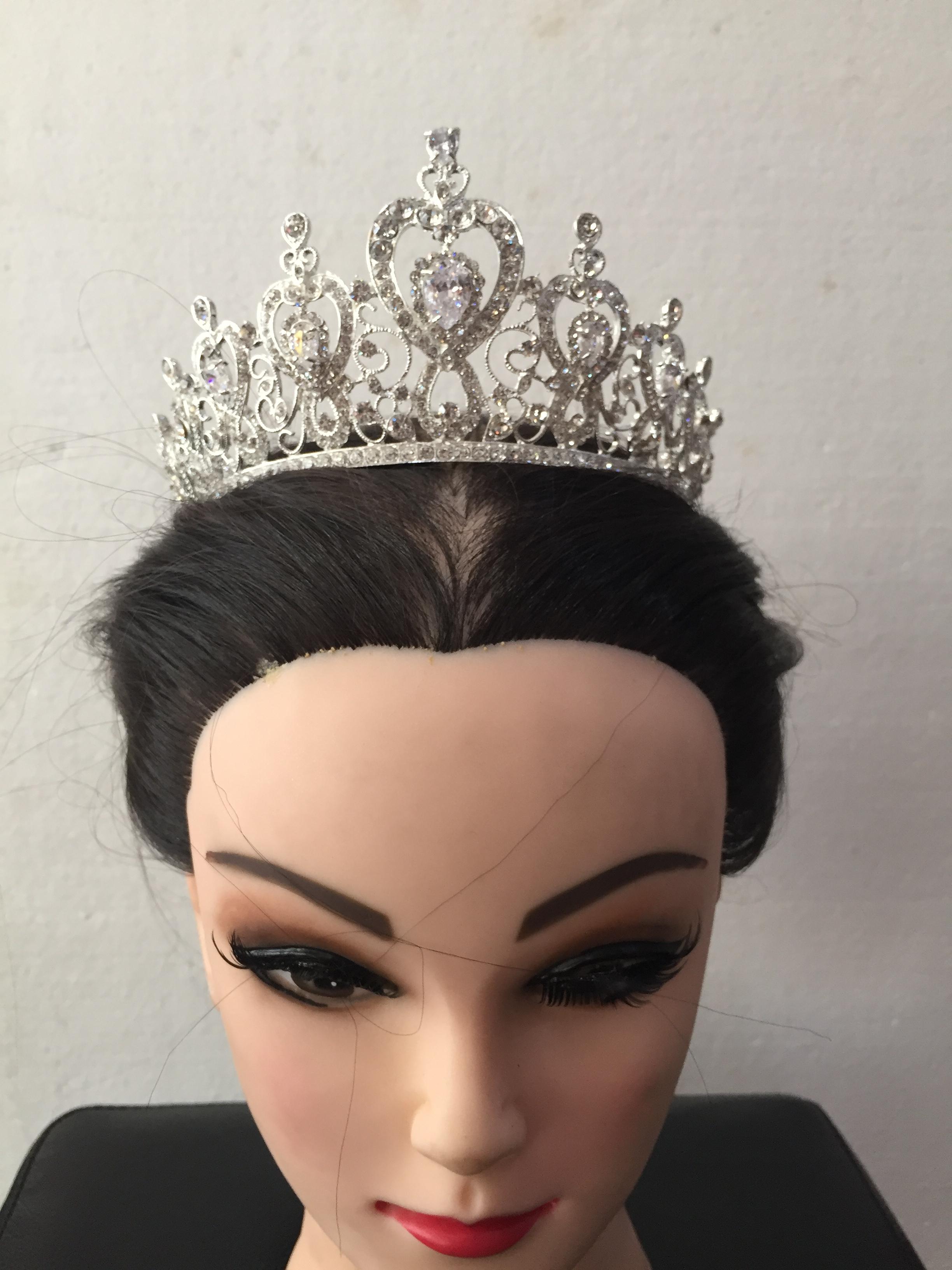 (พร้อมส่ง) มงกุฎ 038 สีเงิน