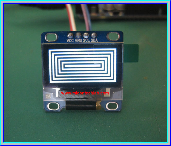 1x จอ OLED LCD 128x64 สีขาว ขนาด 0.96" แบบ I2C