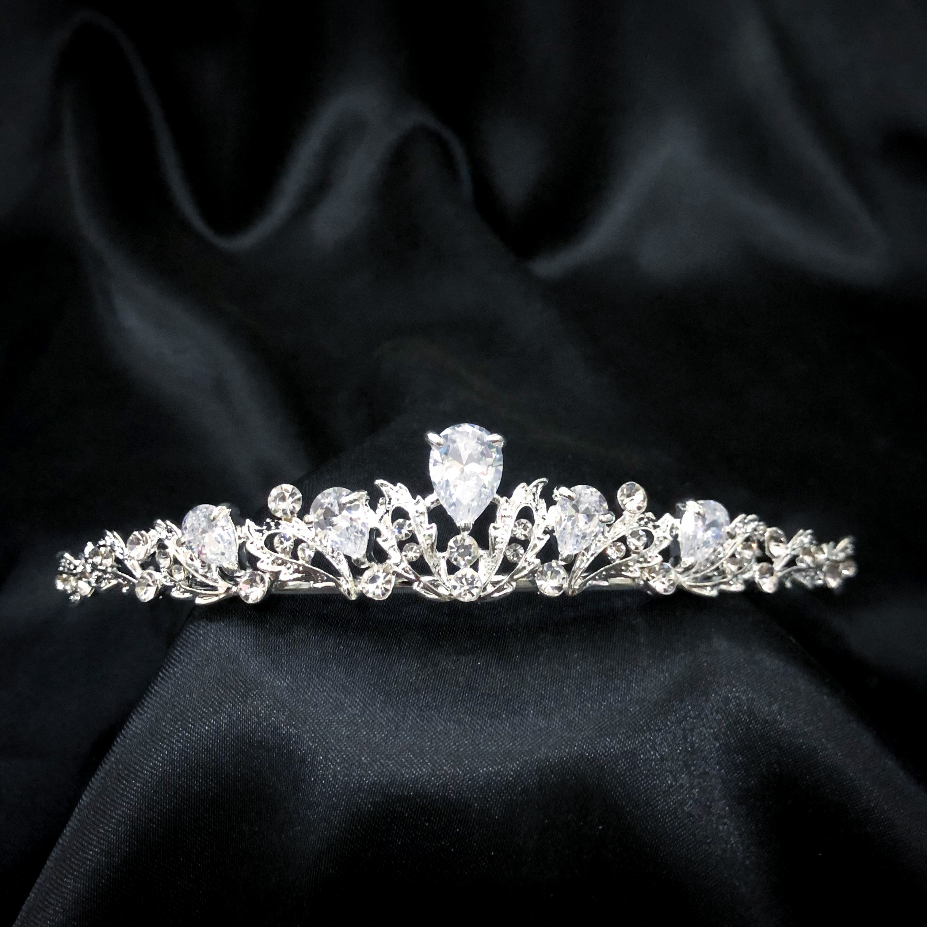 (พร้อมส่ง) เทียร่า 269 มงกุฎเจ้าสาว มงกุฎเจ้าหญิง งานสวย ปราณีต QCเพชรทุกเม็ด สินค้าพร้อมส่งจากไทย