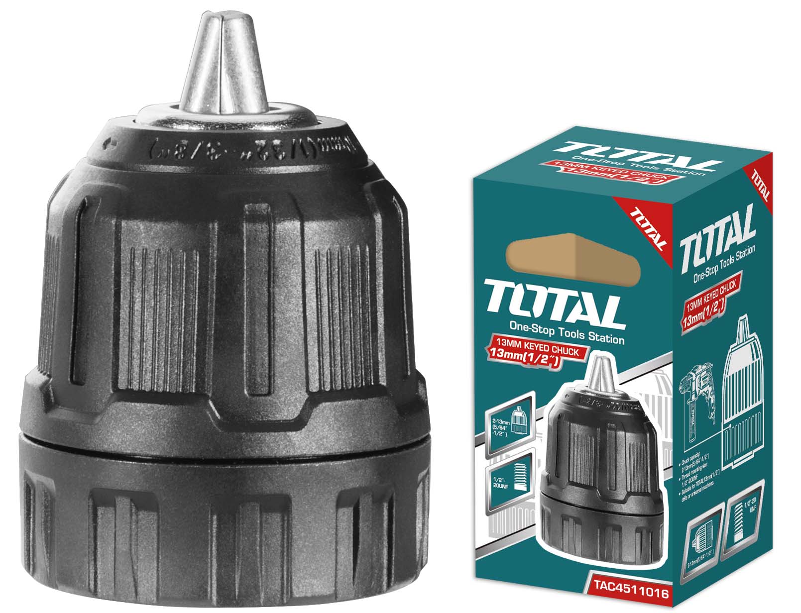 หัวจับดอกสว่าน 3/8 inch (10มิล) TAC451016 TOTAL
