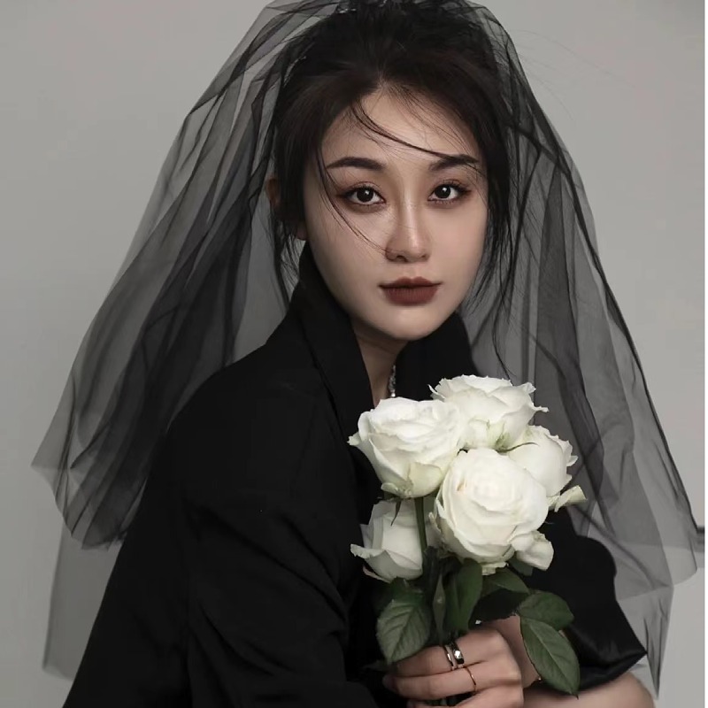 🎃🖤 เวลเจ้าสาวสีดำ BRIDAL VEIL Halloween 🖤🎃 พร้อมส่งจากไทย