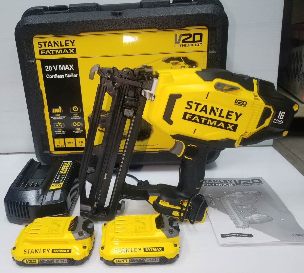 เครื่องยิงตะปู20V SCN616D2K STANLEY