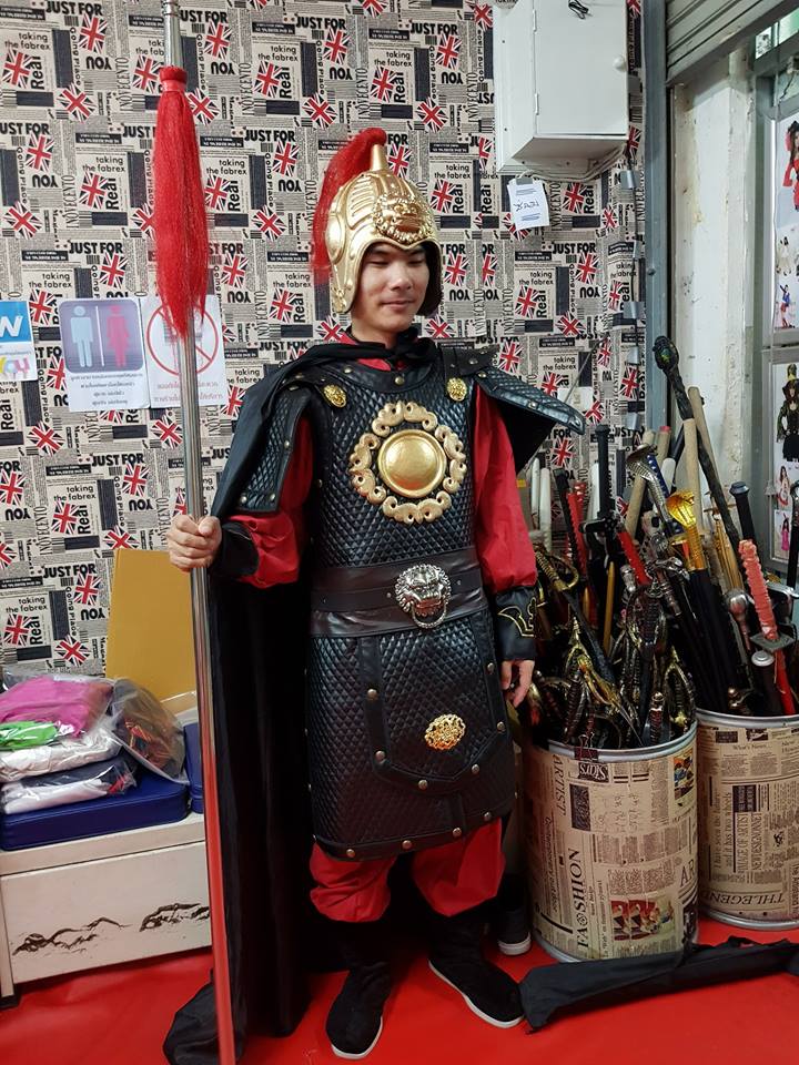 ชุดขุนศึกตระกูลหยาง / ชุดนักรบจีน สีดำ / ชุดจีน