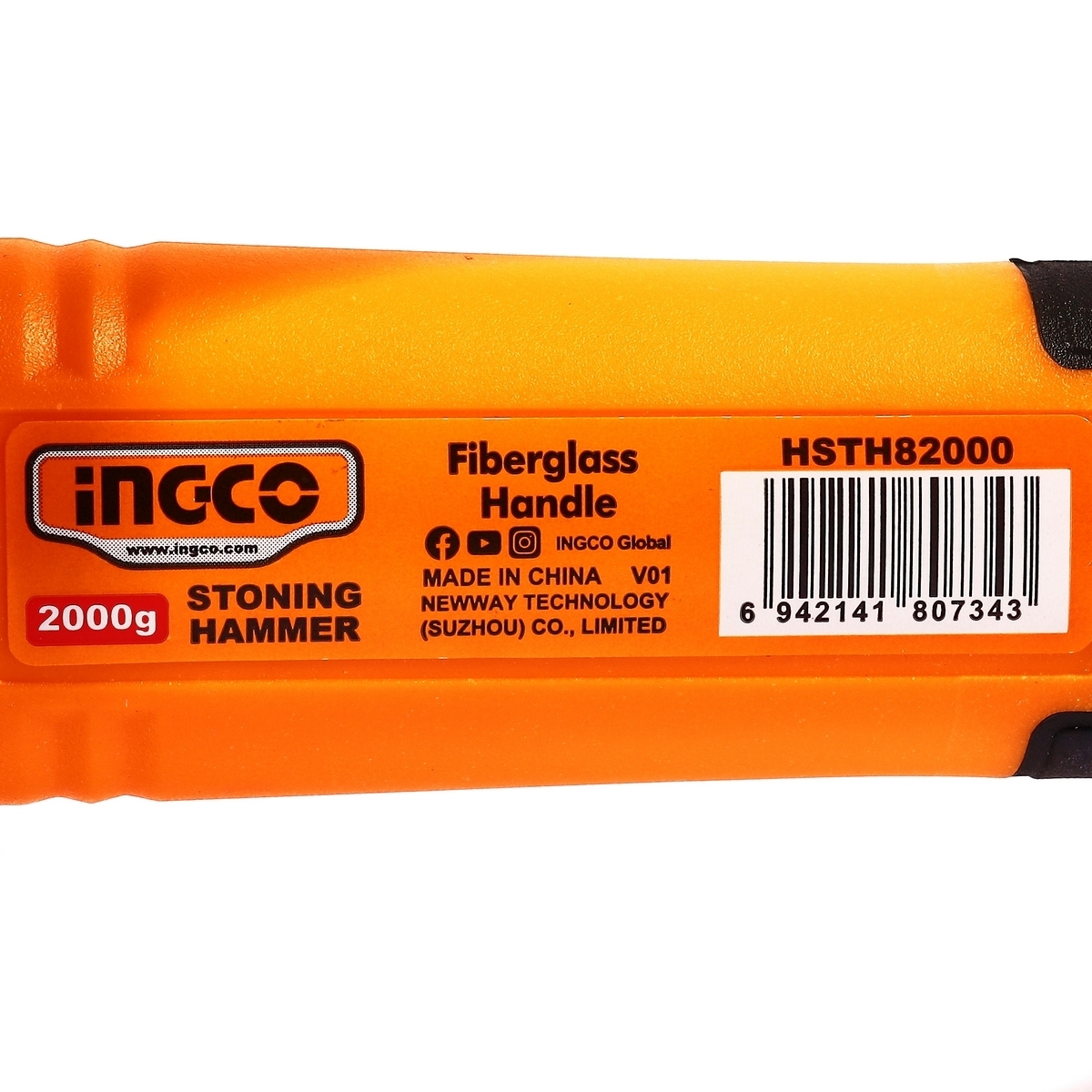 INGCO HSTH82000 ค้อนทุบด้ามไฟเบอร์ 2000G