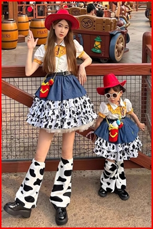 ชุดเจสซี่ ทอยสตอรี่ แบบกระโปรง @ Toys story / คาวบอย