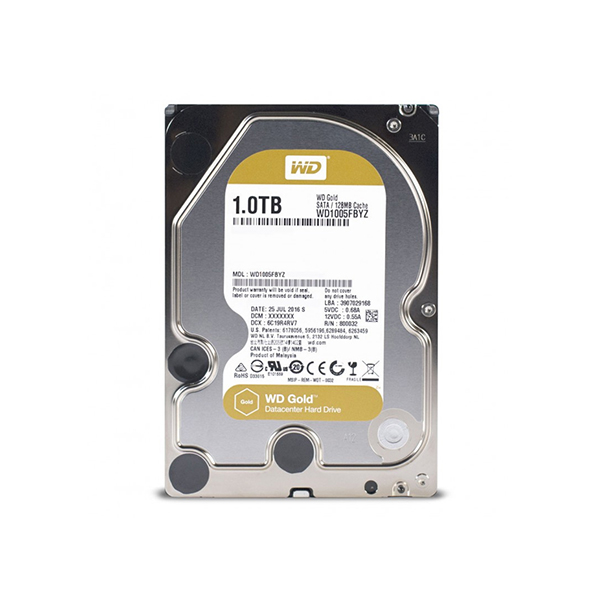 WD1005FBYZ-5YEAR HDD WD GOLD 3.5" 1TB 7200RPM SATA 128MB