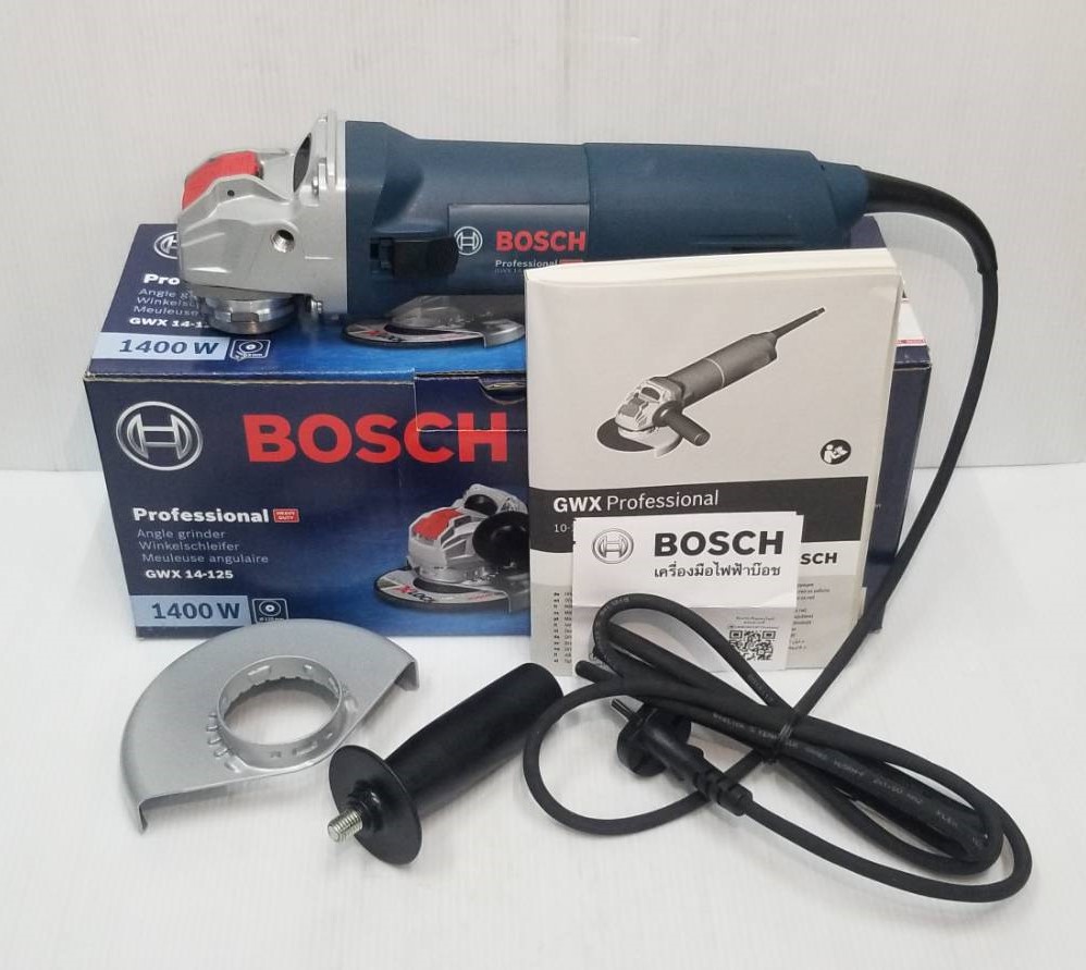 หินเจียร5" GWX14-125 BOSCH X-LOCK 06017B7000
