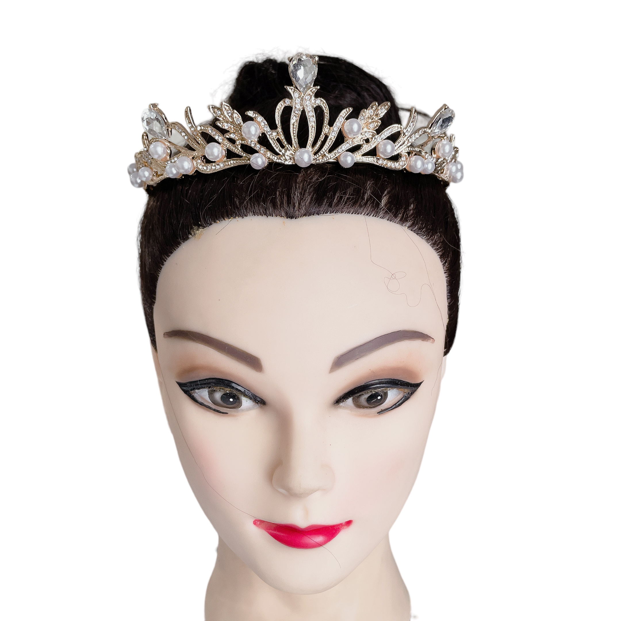 (พร้อมส่ง) เทียร่า 387 สีทอง มงกุฎเจ้าสาว มงกุฎเพชร งานพรีเมี่ยม สินค้าพร้อมส่งจากไทย