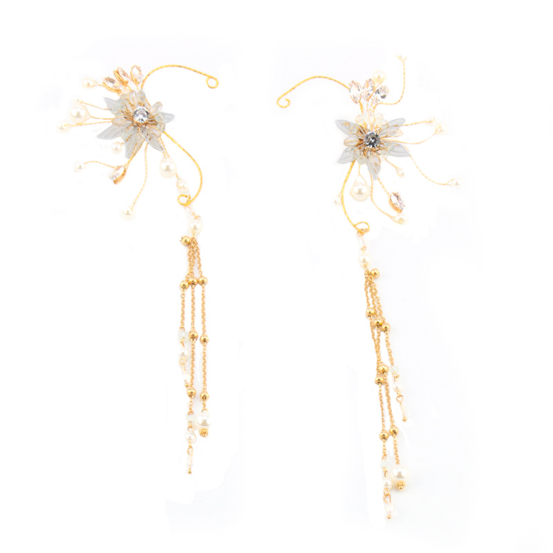 (พร้อมส่ง) Ear Cuff 018 จรหู จอนหู ได้ทั้งคู่ เกี่ยวใบหู ใส่สวยๆ สวยงาม ทำจากโลหะสีทอง