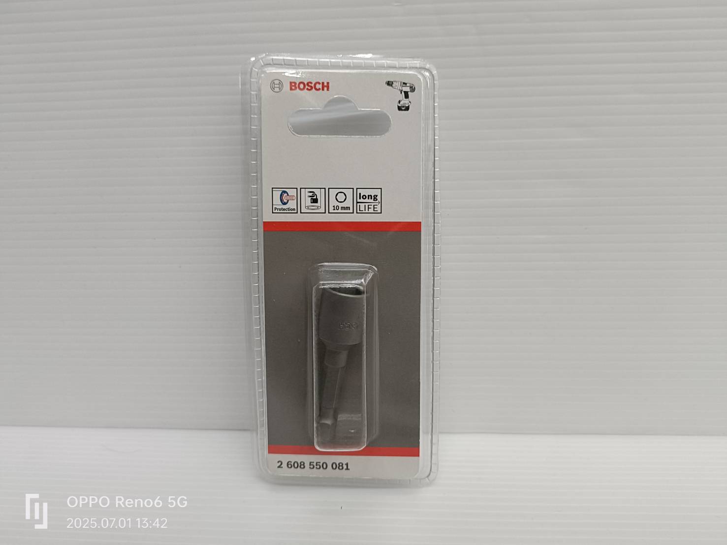 บล็อกขันน็อตหลังคา 10mm x 50 (M6) BOSCH