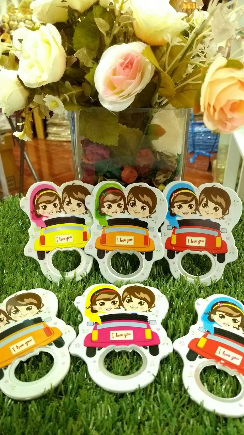 ที่เปิดขวด Magnet ลายรถยนต์