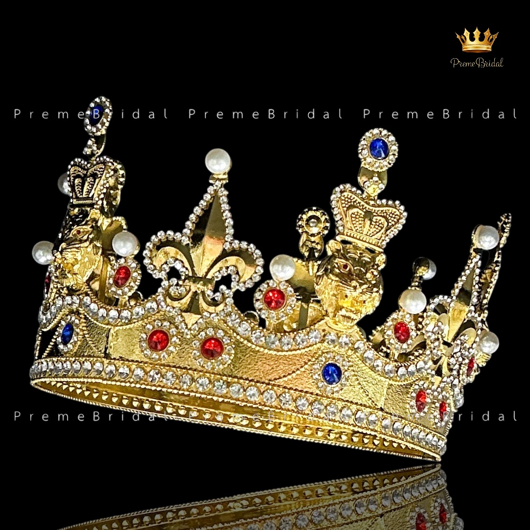 (พร้อมส่ง) มงกุฏผู้ชาย 107 สีทอง งานเจ้าชาย งานพระราชา การประกวด สินค้าพร้อมส่ง ไม่ต้องรอนาน งานพรีเมี่ยม ส่งด่วนจาก จ.อุบลราชธานี