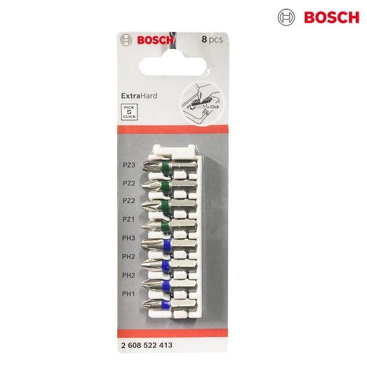 ชุดหัวไขควง25mm. Bits Pack PH, PZ BOSCH