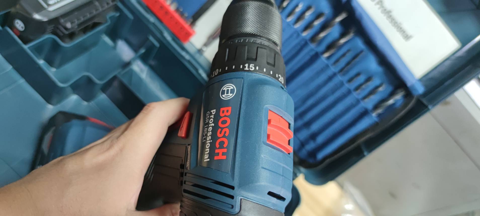 สว่านไร้สาย GSR185-LI BOSCH ชุดแบต2ก้อน