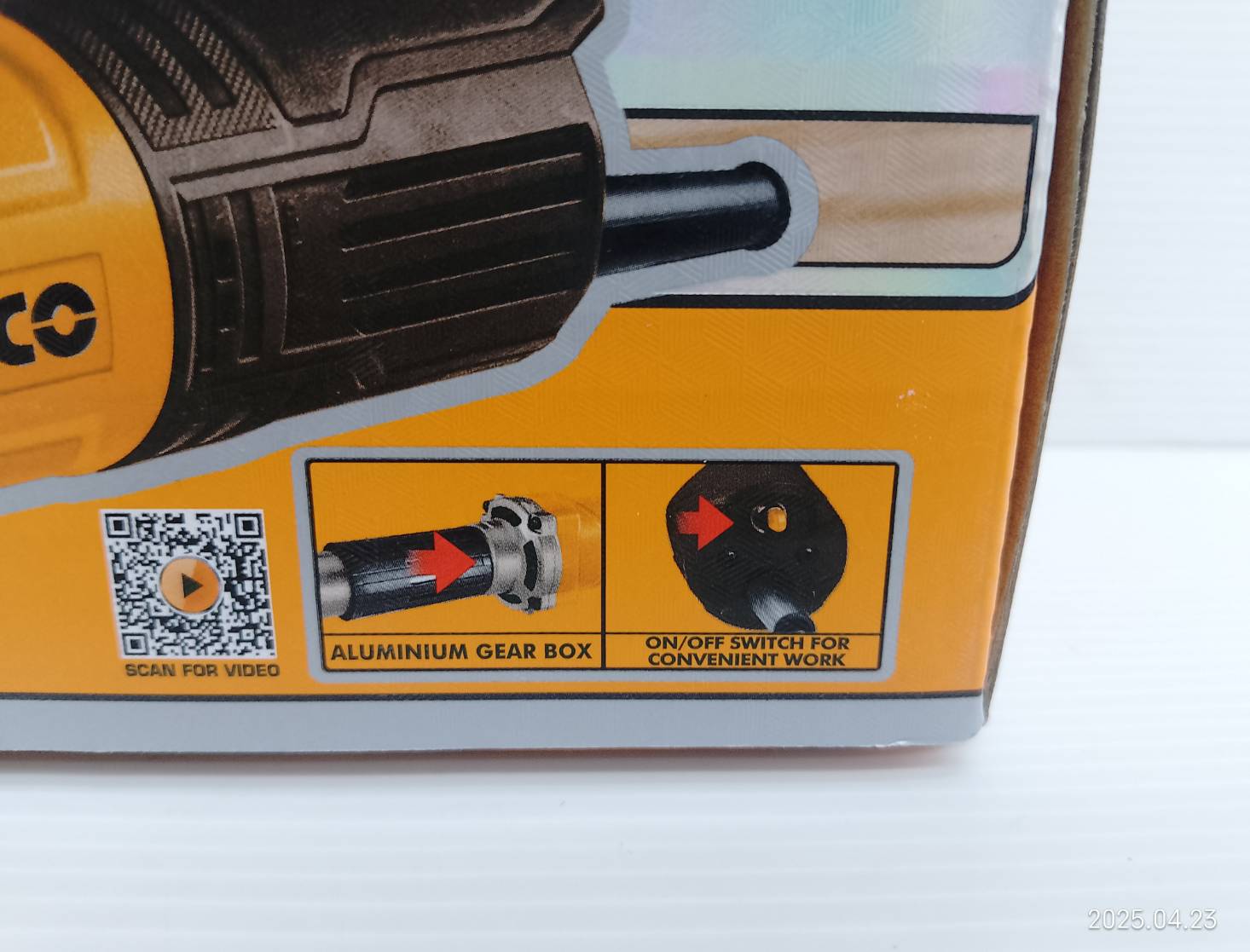 INGCO เครื่องเจียร์คอตรง 550W แกน6 มม. 1/4" รุ่น PDG5501