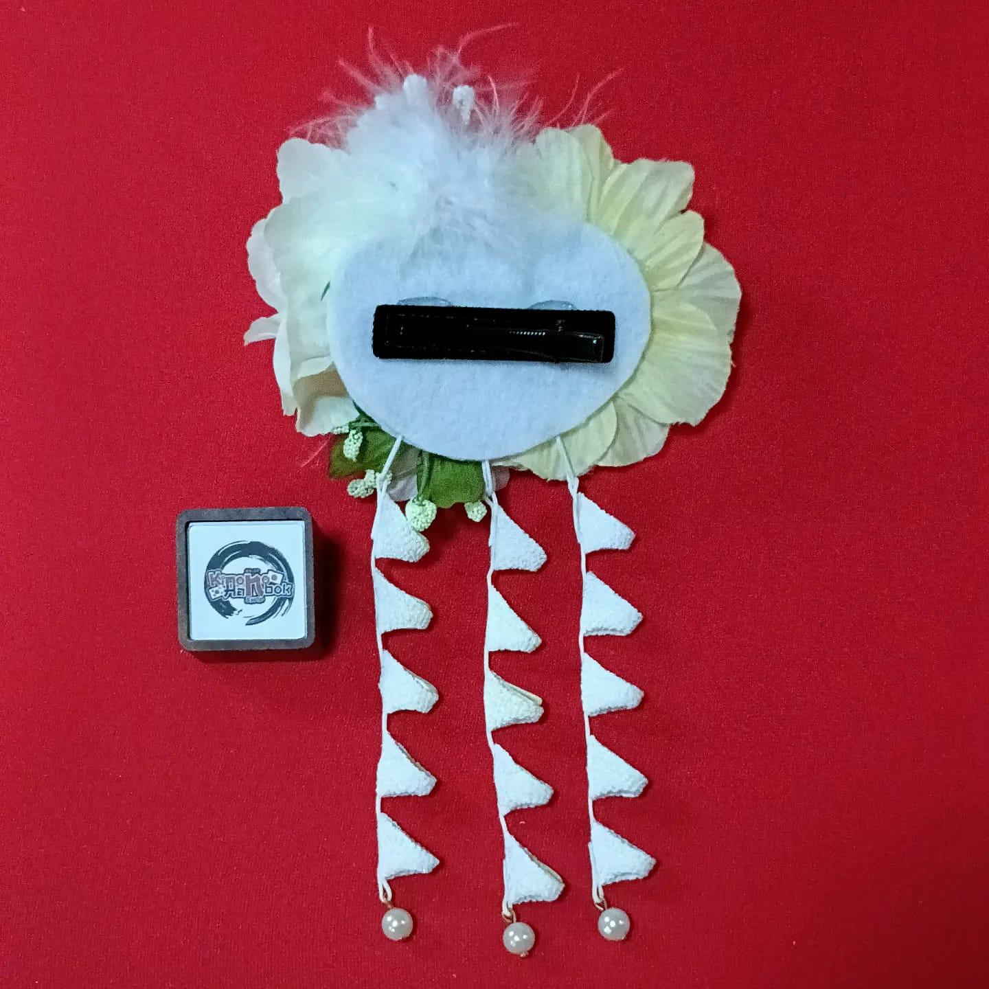 เครื่องประดับผม รุ่นดอกไม้ญี่ปุ่น(แบบกิ๊บ)01