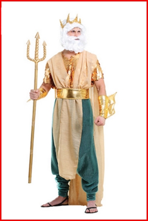 ชุดโพไซดอน Poseidon / ชุดเทพเจ้ากรีก / ชุดเทพเจ้าแห่งท้องทะเล