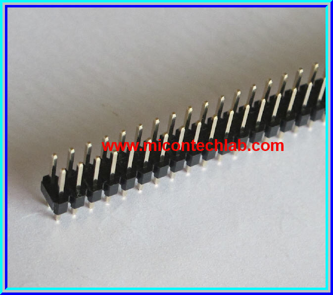 1x Pin Header 2x40 Pins Male Straight Type Pitch 2.54mm