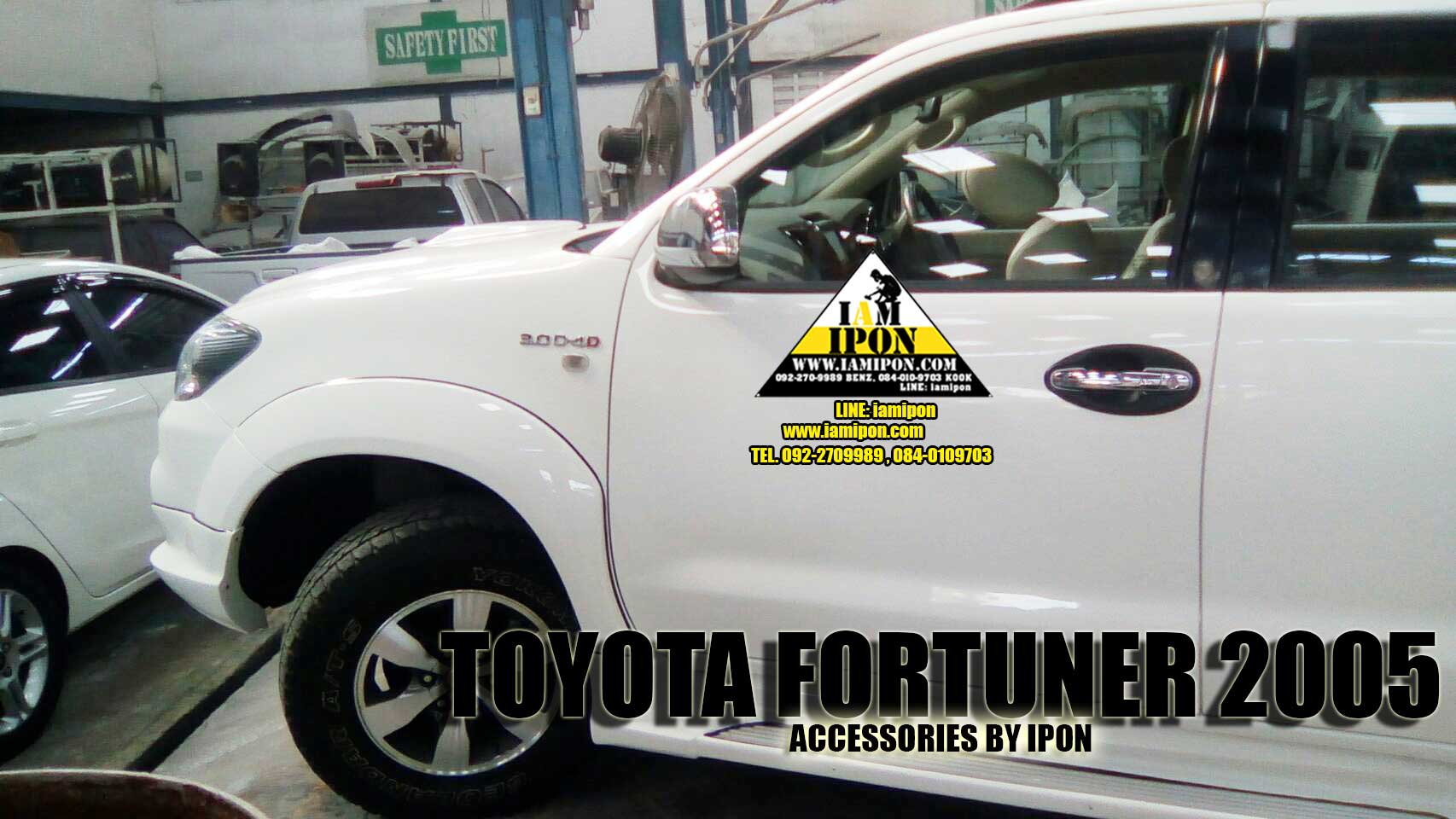 PLATE DOOR HANDLE TOYOTA FORTUNER 2005-2013 FLATBLACK เบ้ารองมือเปิดฟอร์จูนเนอร์ 2005-2013