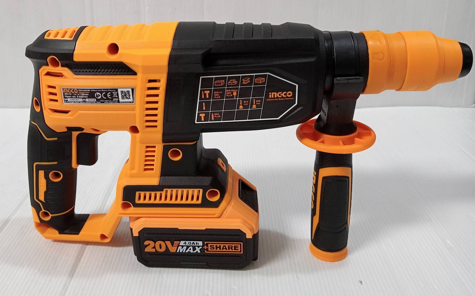 สว่านโรตารี่3ระบบ CRHLI202289 INGCO (ครบชุด ถอดหัวได้)