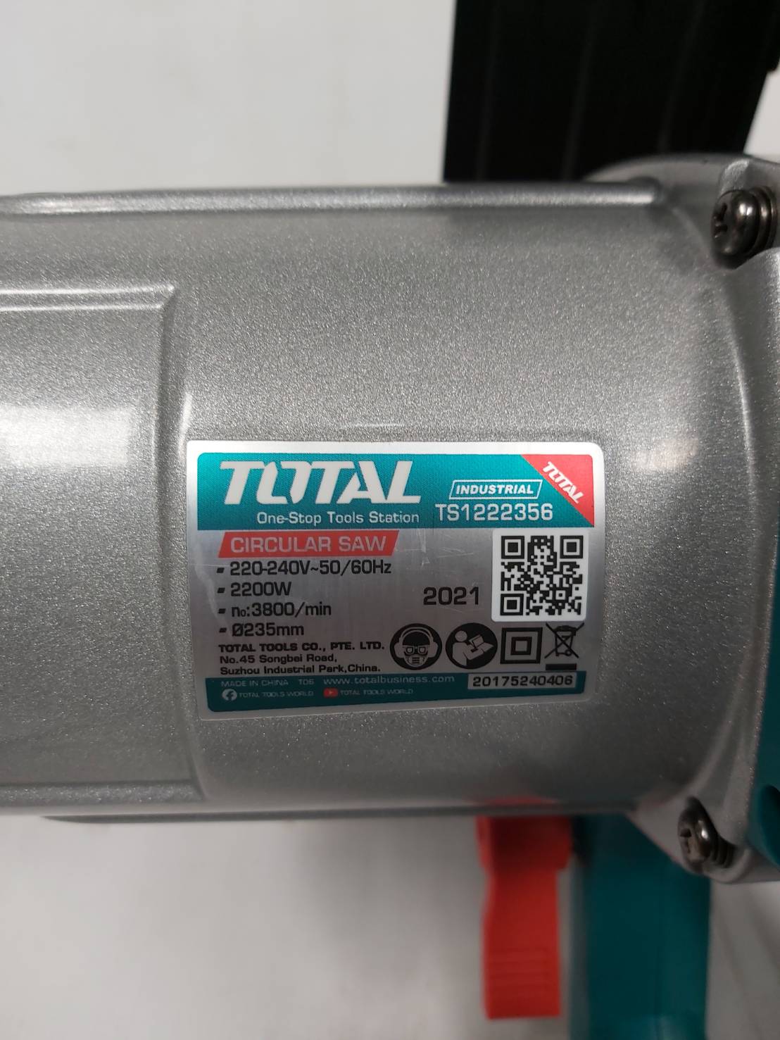 เลื่อยวงเดือน9" TS1222356 TOTAL