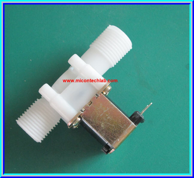 1x วาล์วน้ำแม่เหล็กโซลินอยด์ 12Vdc ขนาด 1/2 นิ้ว Solenoid valve