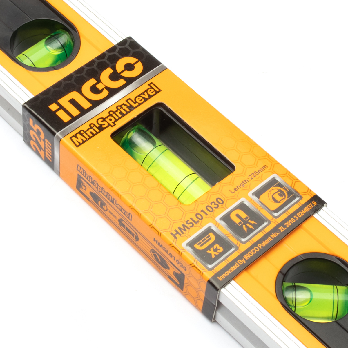 ระดับน้ำอลูมิเนียมชนิดแม่เหล็ก9" HMSL01030 INGCO