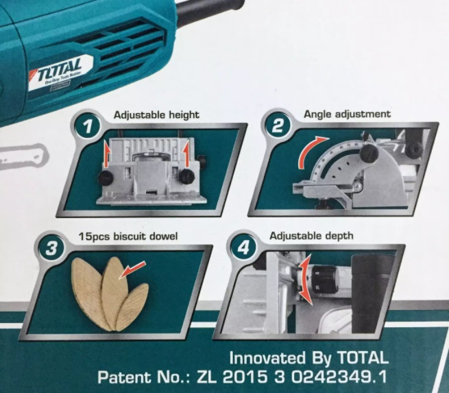 เครื่องเจาะแผ่นบิสกิต TS70906 TOTAL