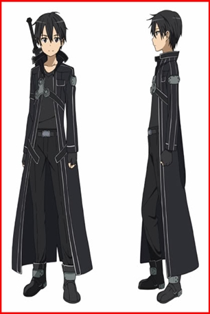 ชุดคิริโตะ พร้อมดาบ