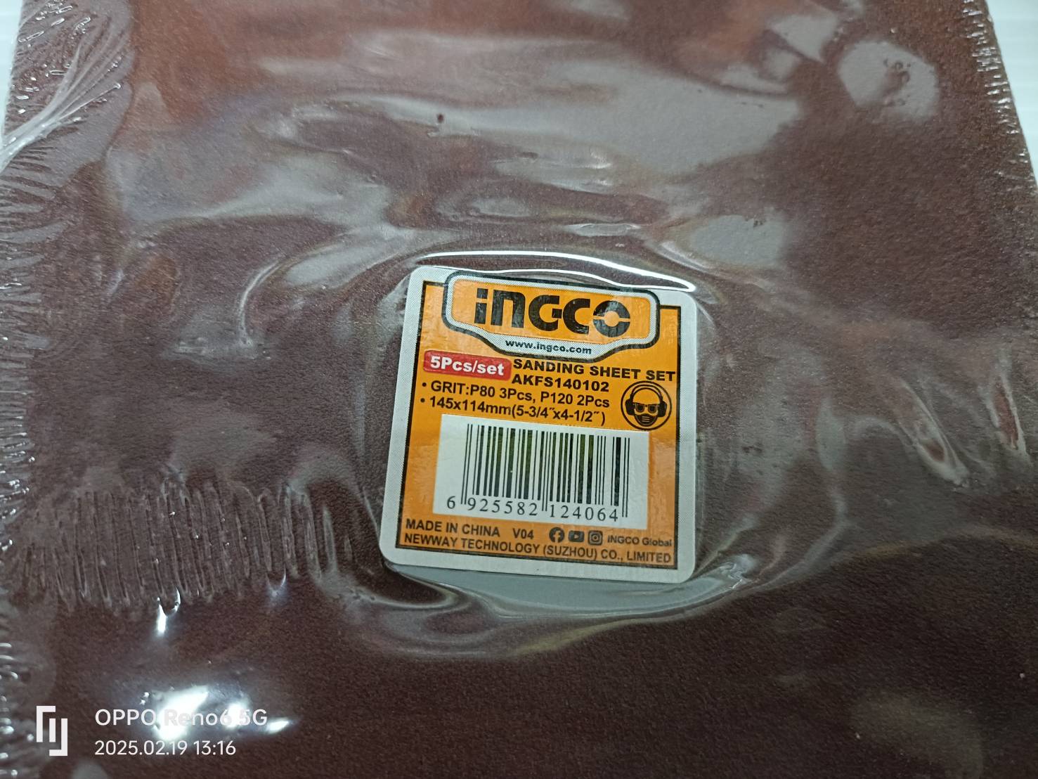 INGCO เครื่องขัดกระดาษทรายเหลี่ยม 240W รุ่น PS2416