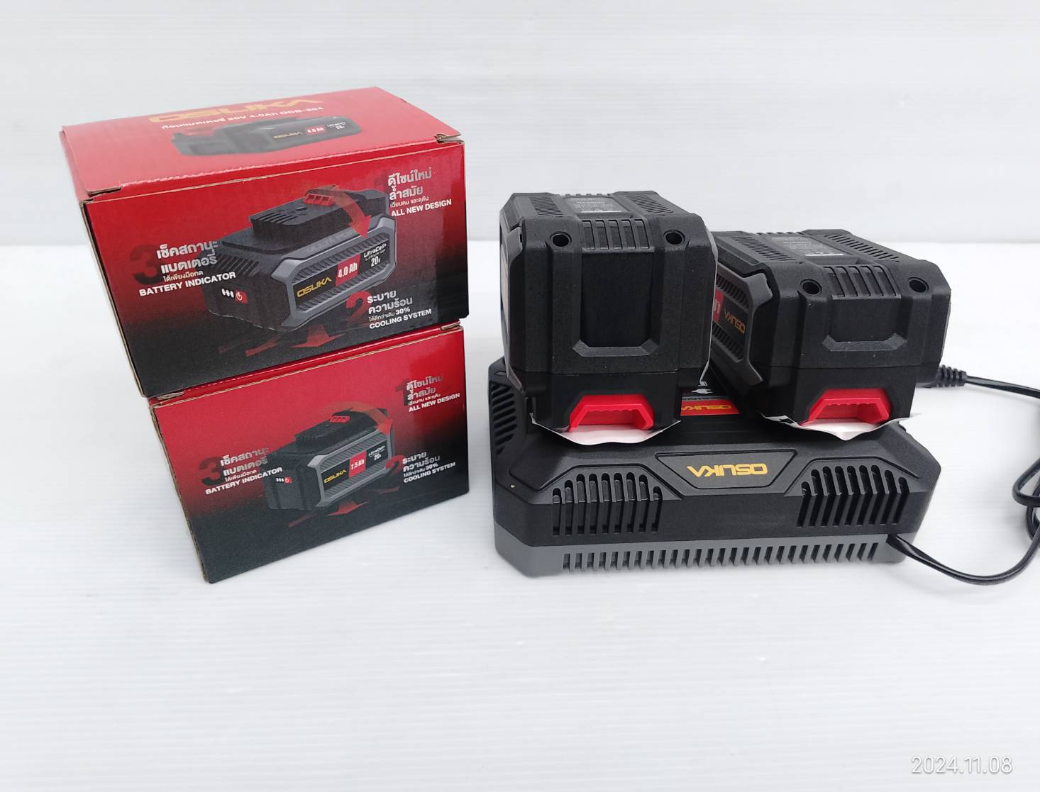 แท่นชาร์จแบตเตอรี่ 2 พอร์ต OSCBC103 OSUKA