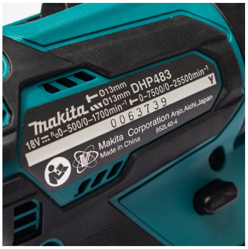 สว่านกระแทกไร้สาย DHP483RFE MAKITA