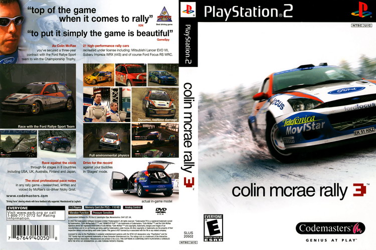 COLIN MCRAE RALLY 3 [US : DVD5 1 Disc]