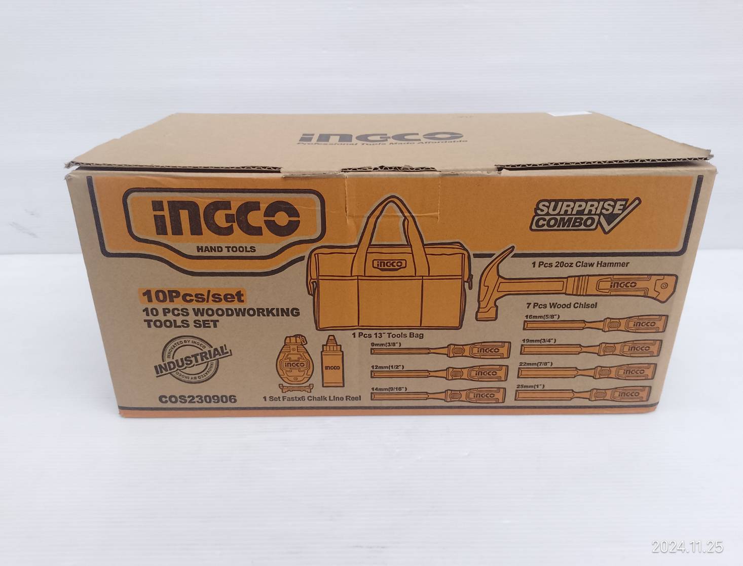 INGCO ชุดเครื่องช่าง10ชิ้น COS230906