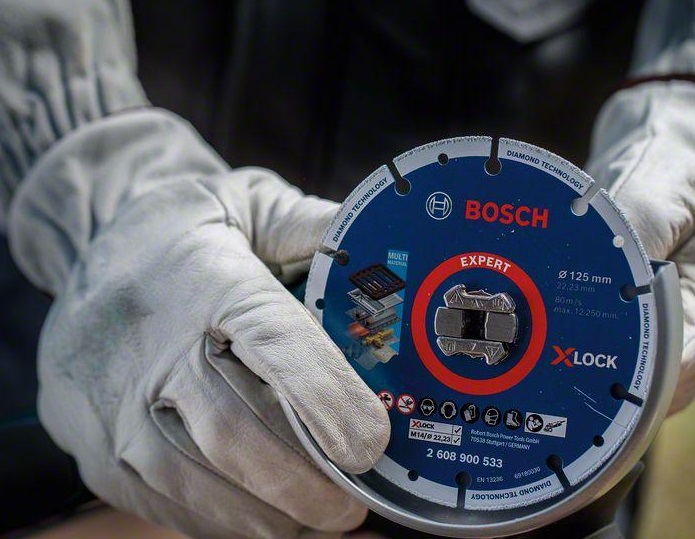 ใบเพชรตัดเหล็ก5" X-Lock BOSCH 2608900533