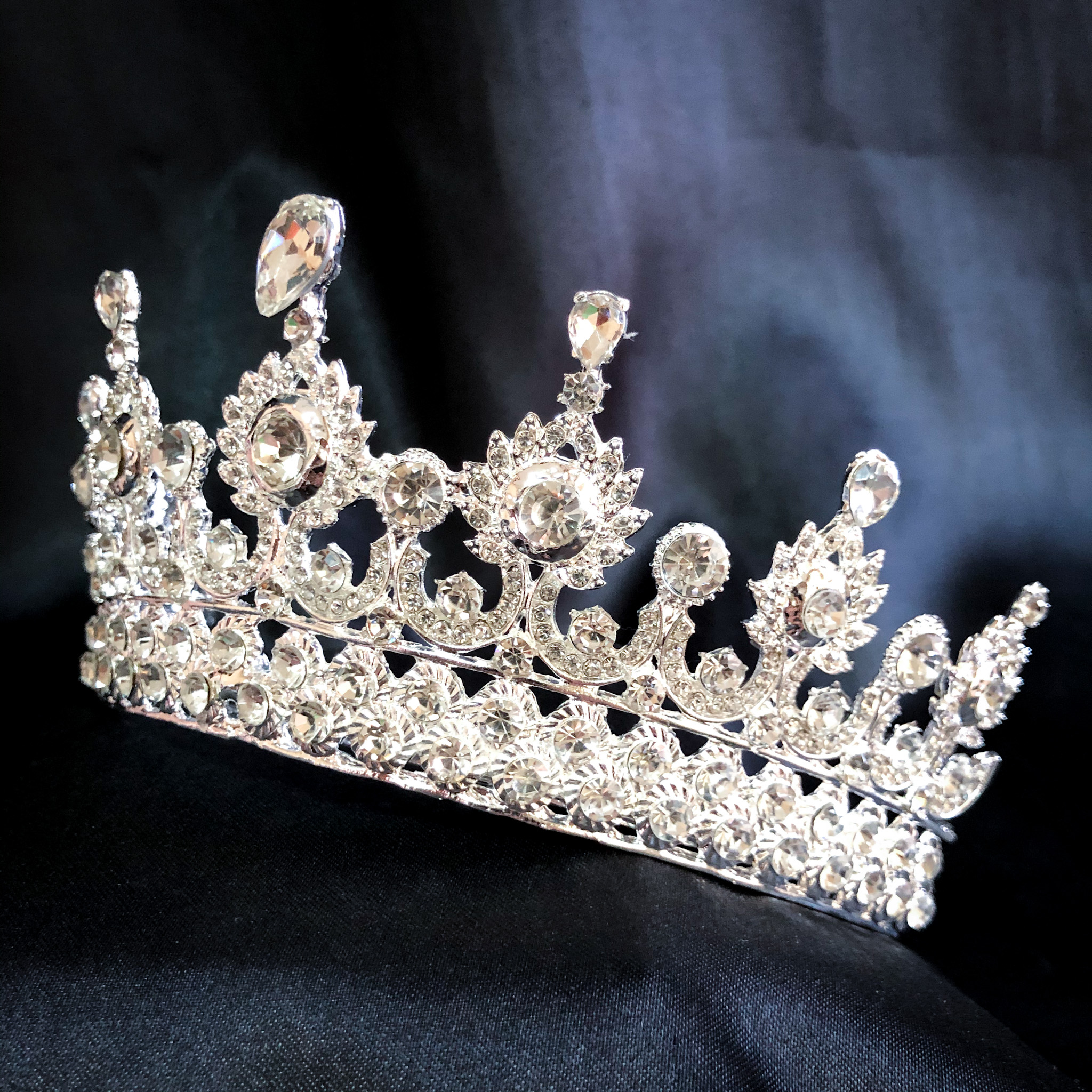 (พร้อมส่ง) เทียร่า 286 มงกุฎนางงาม มงกุฎเจ้าหญิง งานสวย ปราณีต QCเพชรทุกเม็ด สินค้าพร้อมส่งจากไทย