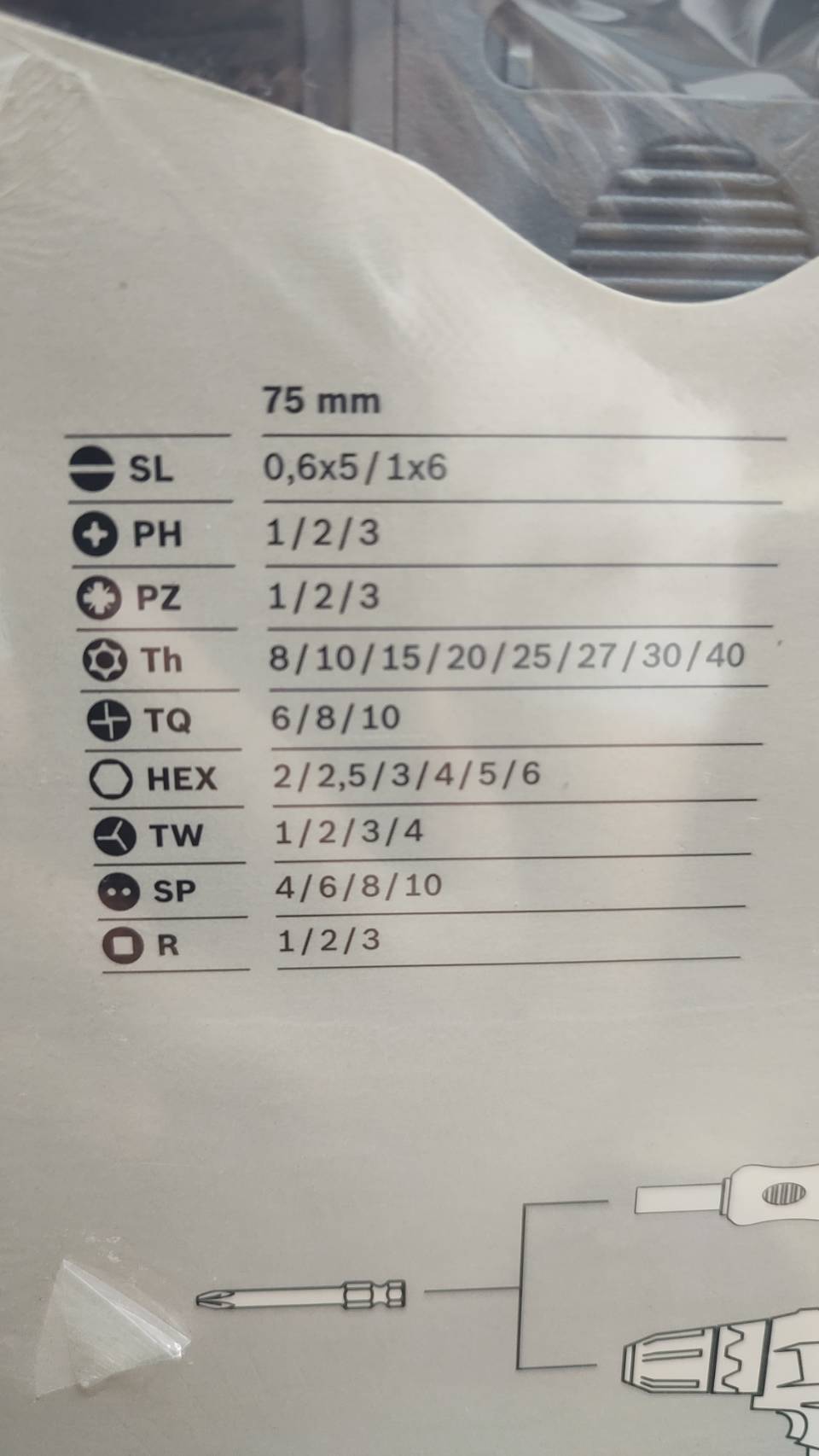 ชุดไขควง37ชิ้น Screwdriver set 37 BOSCH