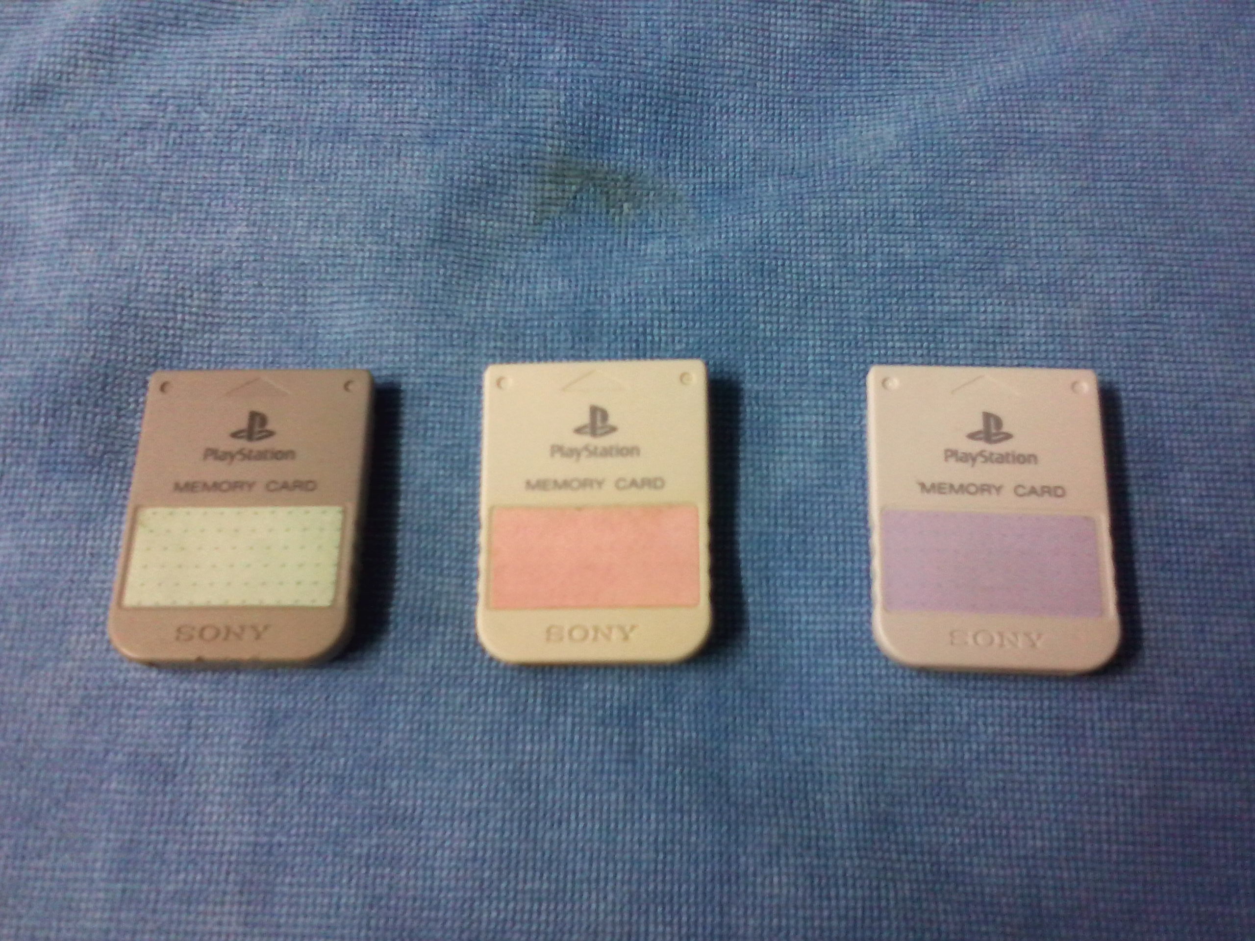 PS1 MEMORY CARD (ตลับแท้, 15 BLOCKS, มือสอง สภาพใหม่)