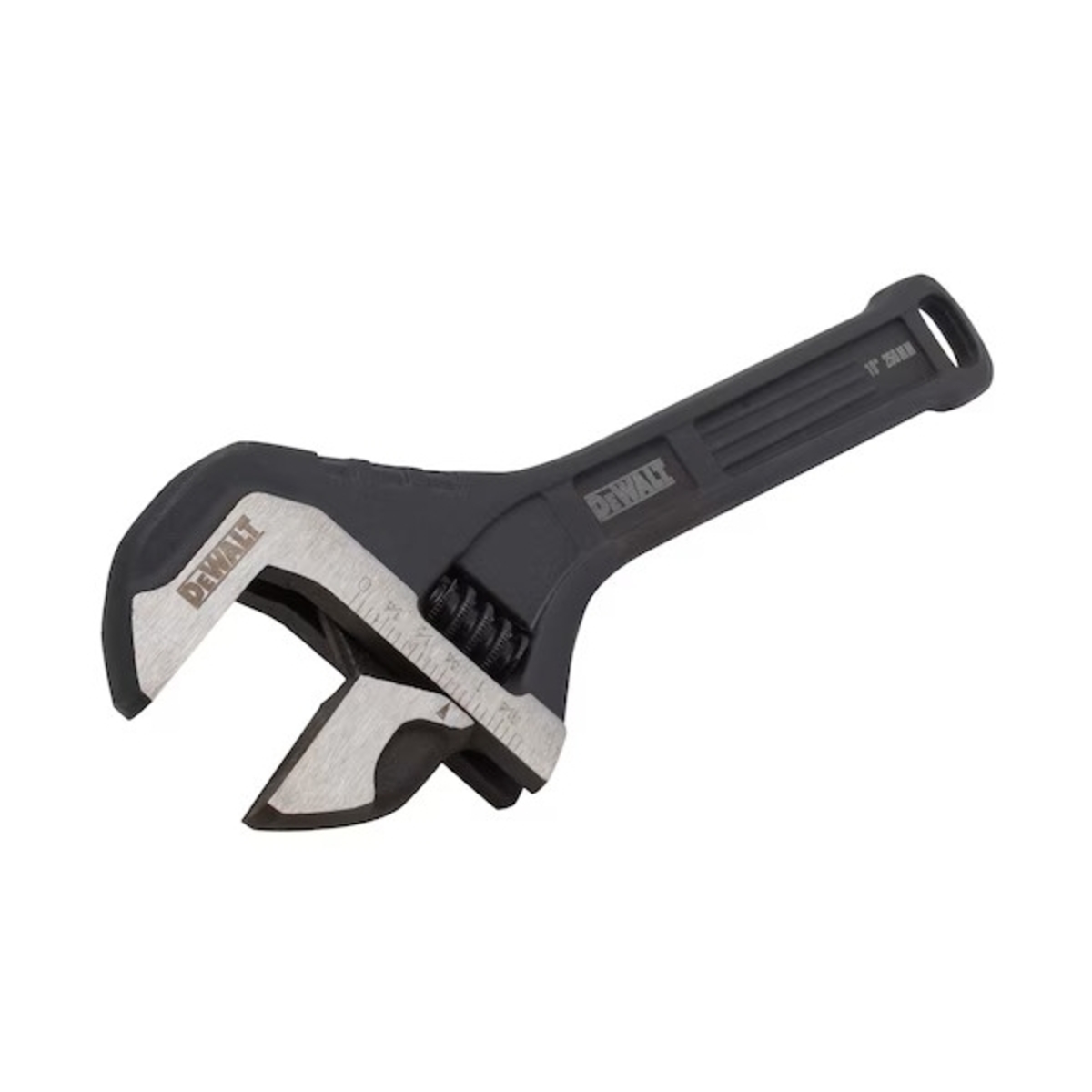DEWALT ประแจเลื่อนขนาด 10 นิ้ว รุ่น DWHT80268 ความกว้างของขากรรไกร 1-11/32 นิ้ว ผลิตจากเหล็กกล้าทั้งชิ้น