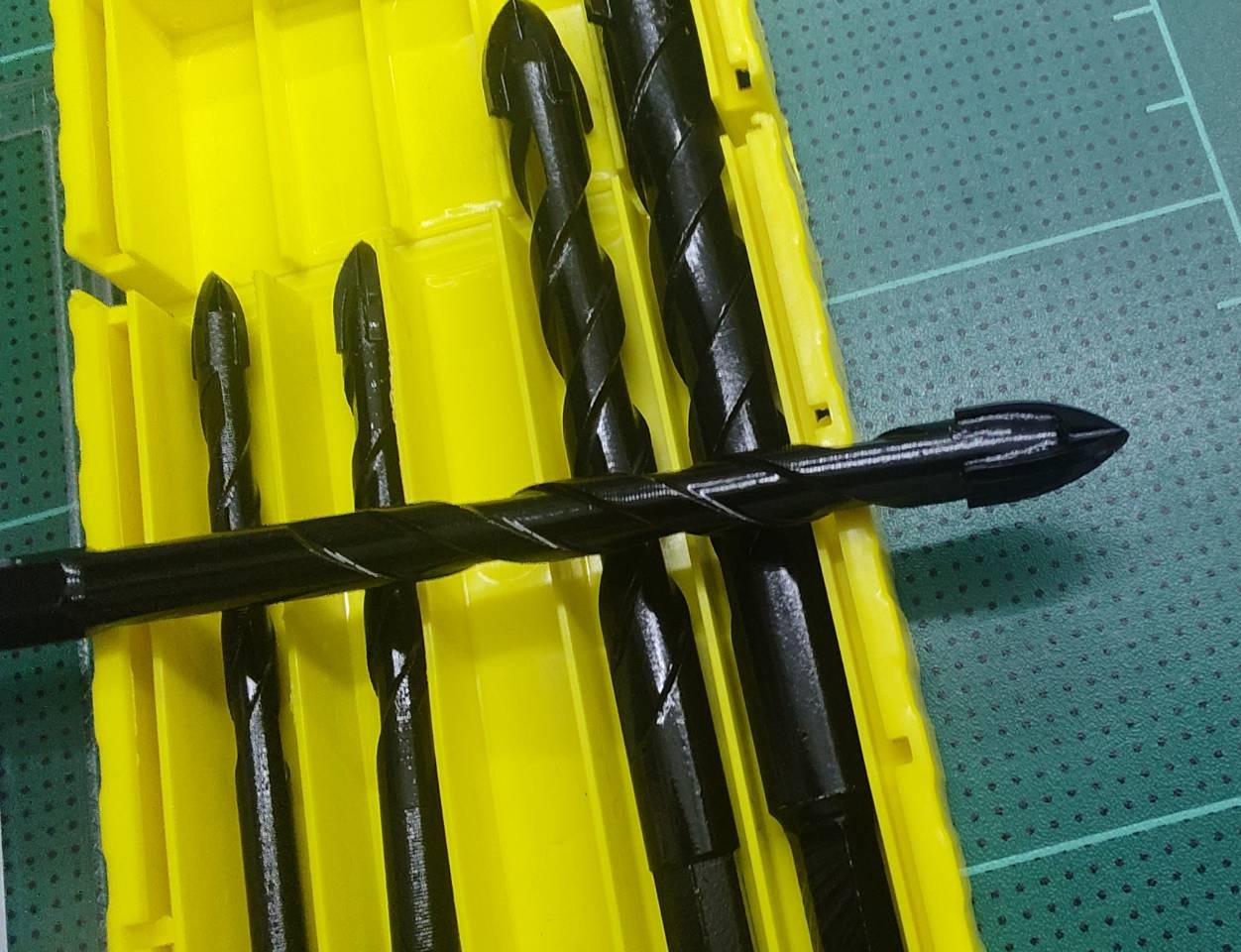 ดอกเจาะอเนกประสงค์คาร์ไบด์ 4แฉก 7 ชิ้น YC355-HT0158