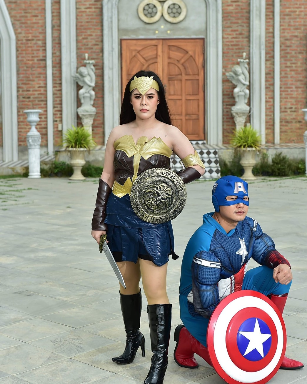 ชุดวันเดอร์วูแมน แบบชุดหนัง