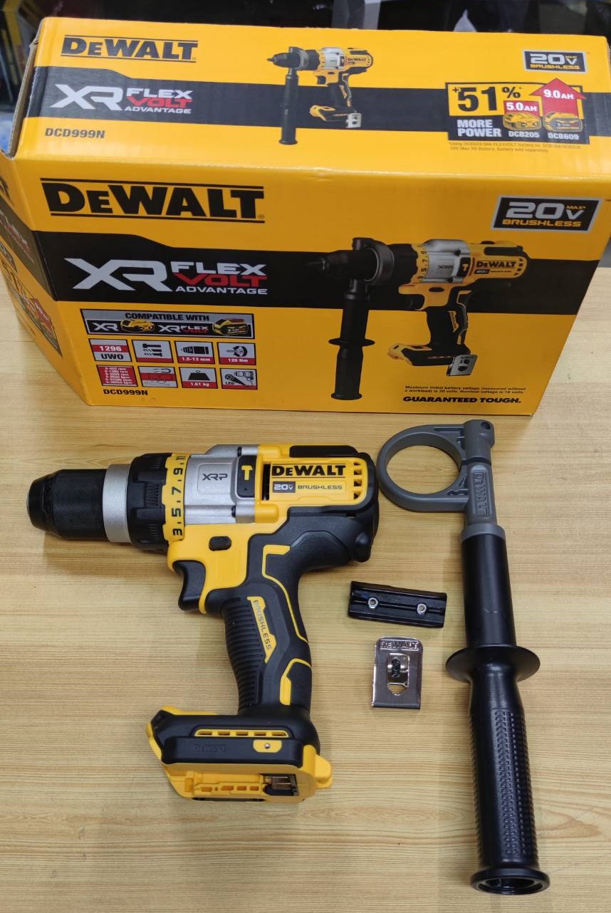 สว่านกระแทกไร้สาย20V DCD999N DEWALT