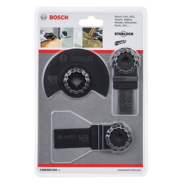 ชุดใบมัลติทูล3ตัวชุด BOSCH #2608662343